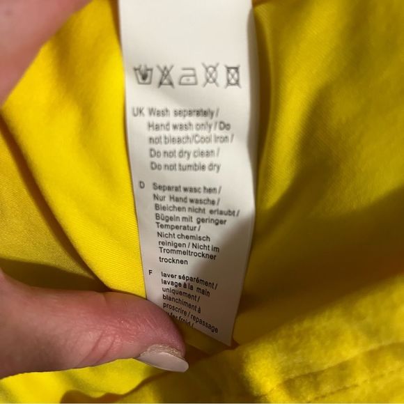 NWT DJT Fashion Yellow Fit & Flare Dress - Picture 10 of 11